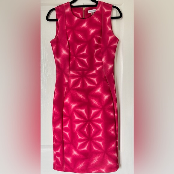 Calvin Klein Dresses & Skirts - Calvin Klein pink straight midi dress